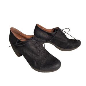 Leather Black Bootie Size 9.5 (40)